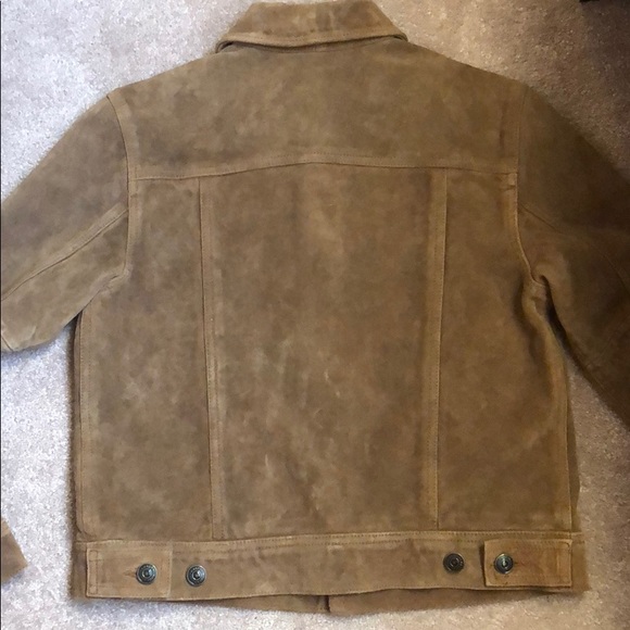 LIKE NEW RALPH LAUREN BROWN CROPPED JACKET - Picture 4 of 13